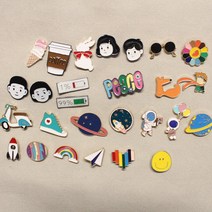 가방꾸미기 포인트 뱃지 브롯치