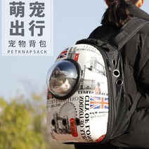 애완 동물 고양이 가방 대용량 외출 이동 배낭 강아지 공간 산책 백팩 펫백 용품, D