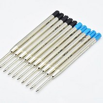 볼펜용 MB 리필 10 개 o.7mm 블루 블랙 컬러, 08 10pcs mix