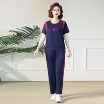중년여성 트레이닝 세트 운동복 츄리닝 엄마 50대 60대 TS14