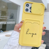 아이폰케이스맥세이프 갤럭시s22울트라카드케이스휴대폰 케이스 사용자 지정 이름 슬라이드 카메라 카드