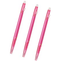 파이롯트 프릭션 슬림 지워지는 볼펜 0.38mm, 핑크, 3개