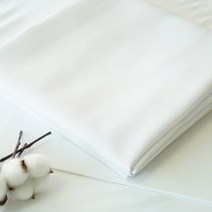 패브릭몰 샤틴슬라브 고급공단 두꺼운공단 양면원단 의류 곱창밴드 스크런치 배경천, 화이트