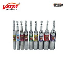 베스타 신제품 롱비트소켓 7mm 8mm 10mm 11mm 12mm 13mm 14mm 17mm 19mm 21mm VESTA 크롬도금 일체형 육각복스알, 10분류