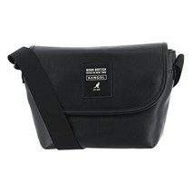 캉골 숄더백 여성 남성 가죽 메신저백 HUMITY 250-3025 블랙 화이트