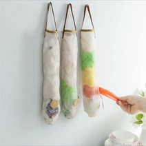 PVC 양파망 다용도 야채 주머니 채소 보관 수납 망 (2size), 1개, 백형