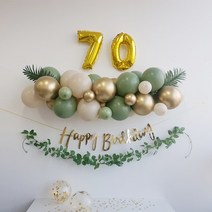 환갑 칠순 팔순 풍선 세트 벌룬 클라우드, 기본구성+레터링가랜드