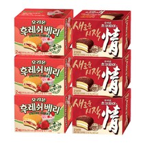 오리온 초코파이 78gx3개+후레쉬베리 56gx3개(총6개), 6개