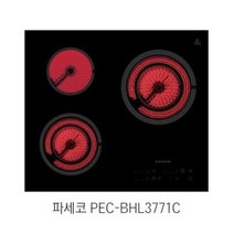 파세코 PEC-BHL3771C 빌트인 3구 하이라이트 전기 쿡탑