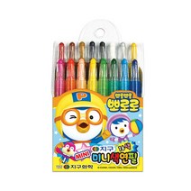 Earth Pororo Colored Pencils지구 뽀로로 색연필12/6/14/18/24/20색 미니랑 옵션택, 지구 뽀로로 미니 색연필 16색 (샤프식)