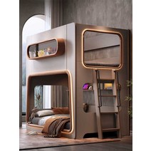 성인벙커침대 우주 캡슐형 학생 형제자매 이층침대, 1200mmx2000mm 4