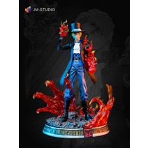 HTM 혁명군 사보 LED 피규어 GK 원피스 장식품 참모총장, 옵션1번