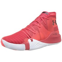Under Armour 남성용 스판 미드 농구화 화이트102/모드 그레이 4.5 언더아머