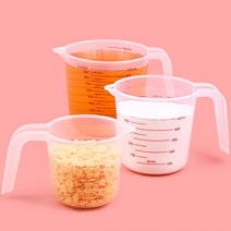 씨케이몰 플라스틱 계량컵 비중컵 비컵 이유식 미니 쌀 컵 비커 3종 세트, 계량컵 3종 세트
