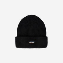 팔라스 베이식스 리버 비니 블랙 Palace Basics Ribber Beanie Black