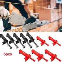 농기계Bricklaying 와이어 서랍 브릭 라이너 2 개 벽 빌딩 프레임 러너 엔지니어링 액세서리, 03 5pcs black