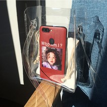 잇쁨 PVC 파우치 투명 미니백 여름 가방 비치백 핸드백 투명백 핸드폰가방 크로스백