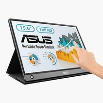 Asus ZenScreen MB16AMT 휴대용 USB 모니터(15.6인치 Full HD USB Type-C IPS Micro-HDMI 통합 배터리) 다크 그레이 블랙 -15153