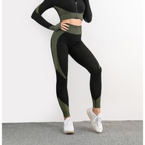 미니트레일러 미니카고트레일러 캠핑 트롤리 웨건 여성용 봉제선 없는 요가 슈트 의류 스포츠웨어 운동, 2M, 28 Pant Army Green