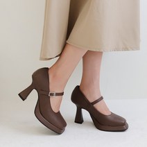 [보가] 로넨 가보시 메리제인 펌프스 (8cm)