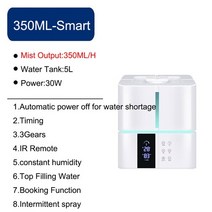 가열식가습기 무중력가습기 불멍가습기 대형가습기350ml600ml 산업용 가습기 가정용 상업용 무거운 안개 음소거 대형 작업장 창고 사무실 초음파 분무기, 350ml, 우리를