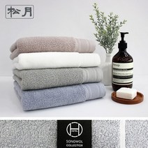 송월타월 송월 호텔컬렉션 클래식40세면 150g 10매, 연회색