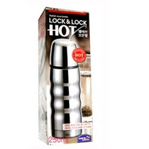 물병 보온통 보냉통 도시락 락앤락 보온병 핫웨이브 스텐 270ml 실버 텀블러 물통 (제스트)_973EA, 본상품선택