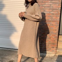리더스타 여성원피스 자체제작 니트원피스 기본핏 긴팔원피스 롱원피스