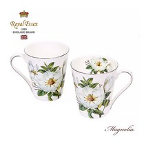 본차이나 목련 그릇 모음 / 그릇 접시 면기 찬기, V머그컵 2p