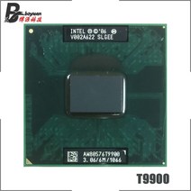 인텔 코어 2 듀오 T9900 SLGEE 3.0 GHz 중고 듀얼 스레드 CPU 프로세서 6M 35W 소켓 P, 한개옵션0