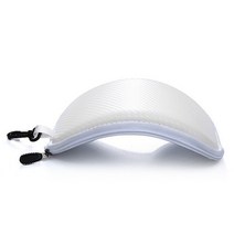 휴대용 스키 눈 고글 프로텍터 케이스 PU 소재 보드 안경 아이웨어 박스 지퍼 하드 가방, [02] White