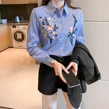 링클프리셔츠 주름없는블라우스 루즈핏 와이셔츠 코튼 슬림 오버핏 남방