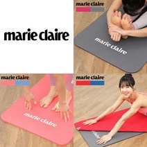 마리끌레르 NBR 요가매트 헬스매트 운동매트, 2-버건디