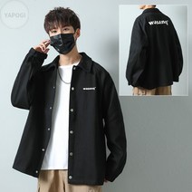 남성 데님자켓 워싱 쟈켓 자켓 남자흑청자켓 데님 루즈핏