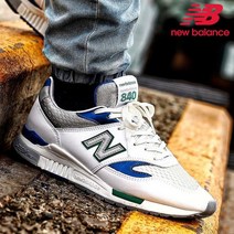 뉴발란스 840 운동화 ML840AB 화이트 블루