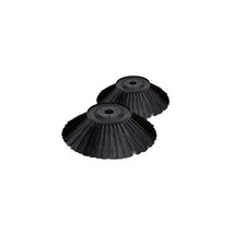 핸드 푸시 무동력 스위퍼 브러시 액세서리 벨트 기어 드라이브 휠 산업 공장 닭장, 980 round brush1pair