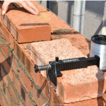 타일리프트 균형 레귤레이터 로케이터 레벨러 벽돌 블럭 고정 100m 와이어 포함, 블랙 8pc