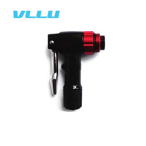 지요 자전거 펌프 GCT-B 트윈클 레버 밸브, 블랙 x 1개