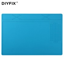 정전기방지매트 정전기방지 정전기방지패드 DIYFIX-31x21cm 단열 실리콘 패드 데스크 매트 유지 보수 플랫