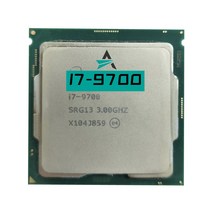 7600 13600kf amd5600 1950x3d 13700k 중고 코어 i79700 i7 9700 3.0GHz 8 스레드 CPU 프로세서 12M 65W LGA 1151
