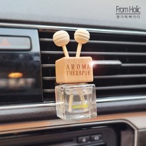 프럼홀릭 페어앤후리지아 큐브클립 송풍구방향제 자동차 디퓨저 차량용 디퓨져 선물 리필 5ml, 샌달우드