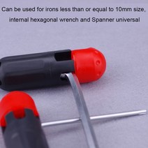 .5-0mm 알렌 육각 렌치 토크 바 수공구 애프터 버너 스틱 스패너 다기능 핸들 도구 핸드 툴, 한개옵션0