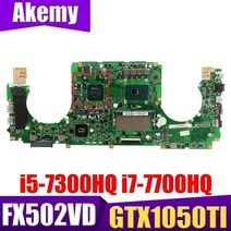 FX502VD GTX1050TI GPU i5-7300HQ i7-7700HQ CPU 8GB RAM 노트북 ASUS FX502V FX502VD FX502VE FX502VM 메인, GTX1050-4G I5-7300H