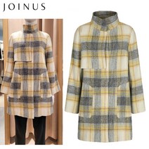 조이너스 조이너스 울혼방 체크 코트-JW19CH2503281A