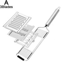 수동 다지기 4 in 1 Vegetable Slicer Shredder Grater Cutter Manual Fruit Carrot Potato With Handle Multi P, [01] A