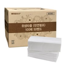 메이피오니 핸드타올 5000매 천연펄프 위생타올 85083, 단품