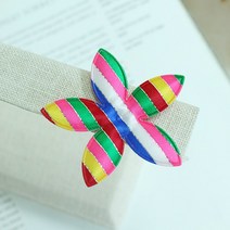 명절 뾰족이 꽃 초음파장식 (10개 묶음), 색동