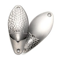 낚시용품 LTHTUG-Dohna 스푼 1.5g 2.0g 2.5g 3.0g 도색되지 않은 미끼 황금 구리 DIY 송어 농어 연어용 빈 금속 낚시, [02] Golden NO hook, [02] 3.0g