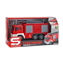 1:16 구급119 출동놀이 소방사다리펌프차 X-마스 장난감차 트럭 공사놀이