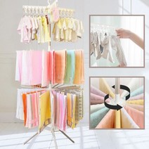 튼튼한 대형 빨래 건조대 접이식 아기 속옷 양말 수건 걸이 아파트 베란다 스텐, 상세페이지 참조, 1개